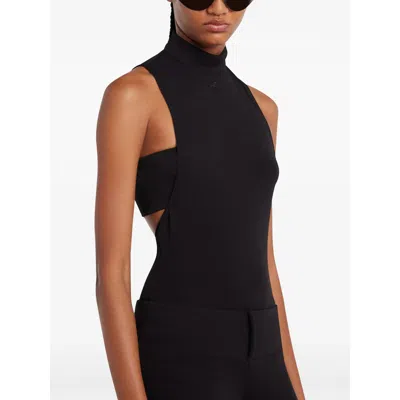 Courrèges Mockneck Jersey Bodysuit