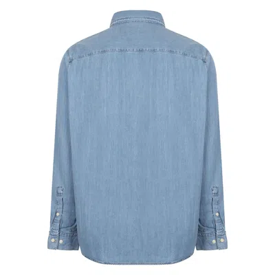Calvin Klein Button-up Shirt In Blue