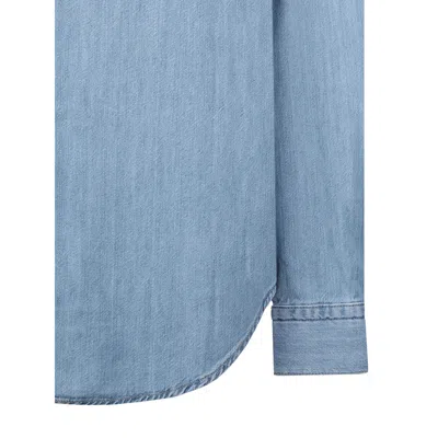 Calvin Klein Button-up Shirt In Blue