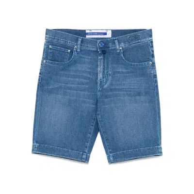 Shop Jacob Cohen Blue Shorts