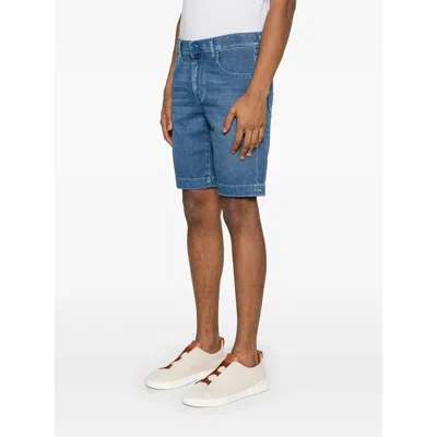 Shop Jacob Cohen Blue Shorts