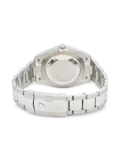 Pre-owned Rolex  Datejust 41mm In Blue