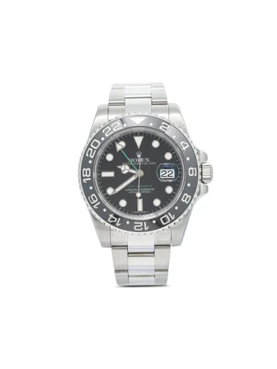 Pre-owned Rolex Gmt Master Ii 40mm In Black