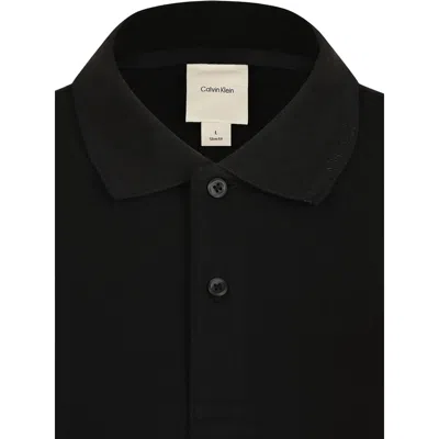 Calvin Klein Logo-patch Cotton Polo Shirt