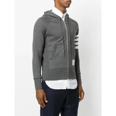 Thom Browne Gray Cotton Sweatshirt