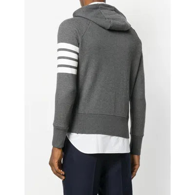 Thom Browne Gray Cotton Sweatshirt