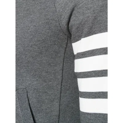 Thom Browne Gray Cotton Sweatshirt