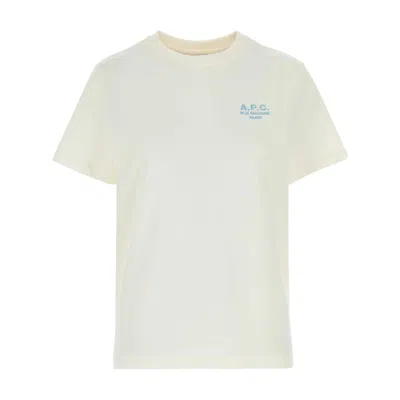 Apc White Cotton T-shirt