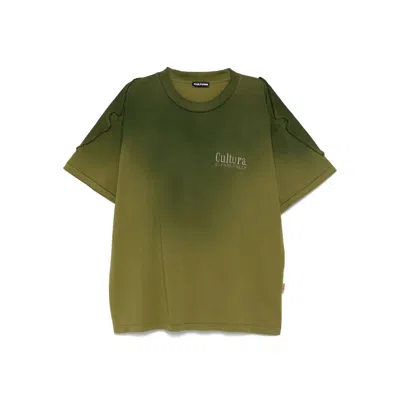 Cultura Embroidered-logo T-shirt