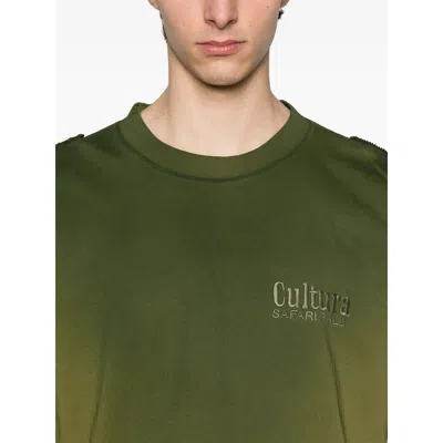 Cultura Embroidered-logo T-shirt