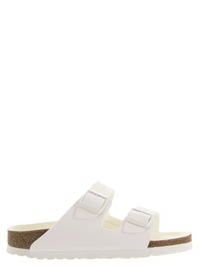 Birkenstock Arizona Slipper With Flat Textured Sole
