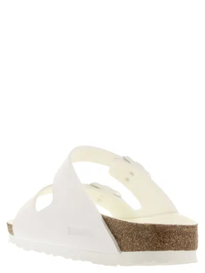 Birkenstock Arizona Slipper With Flat Textured Sole