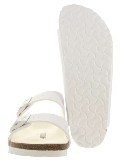 Birkenstock Arizona Slipper With Flat Textured Sole
