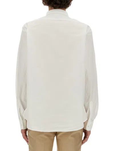 Aspesi Button-up Shirt With Button Cuffs In White