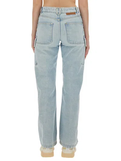 Stella Mccartney Cargo Jeans In Navy