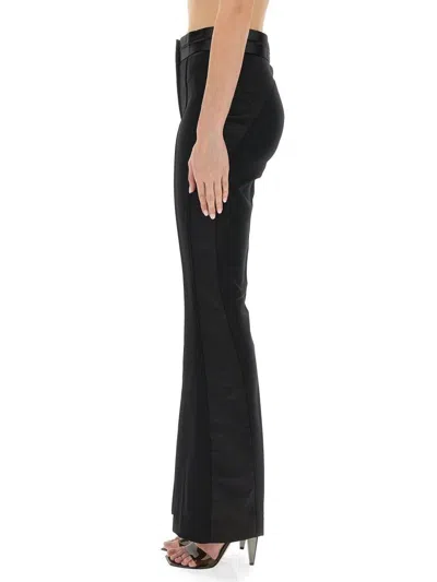 Helmut Lang Tailored Black Bootcut Pants In Black