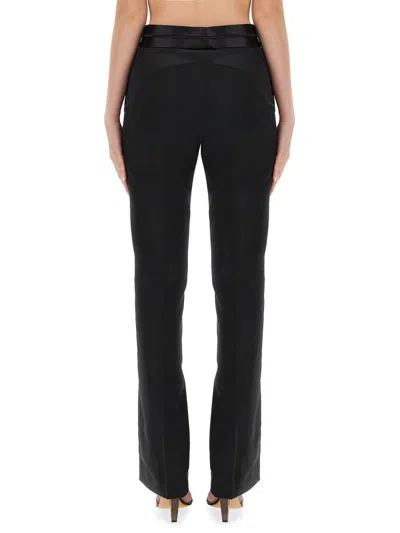 Helmut Lang Tailored Black Bootcut Pants In Black