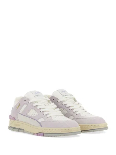 Axel Arigato Area Lo Sneaker Sneakers In Beige Leather In Purple