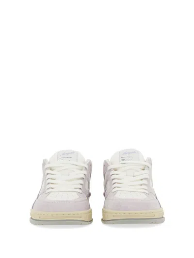 Axel Arigato Area Lo Sneaker Sneakers In Beige Leather In Purple
