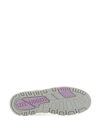 Axel Arigato Area Lo Sneaker Sneakers In Beige Leather In Purple