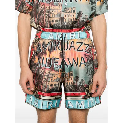 Amiri Jazz Hideaway Bermuda And Short Multicolor