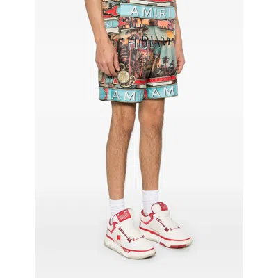 Amiri Jazz Hideaway Bermuda And Short Multicolor
