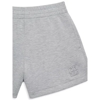 Anine Bing Framed Monogram Kam Shorts With Tailored Fit