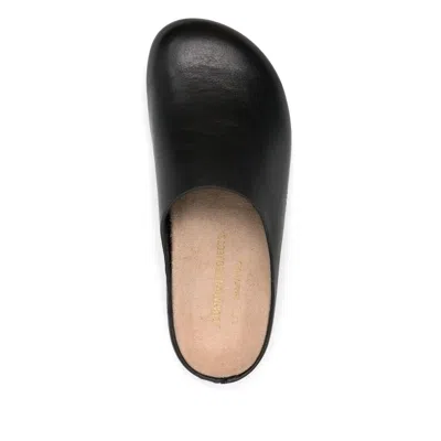 Common Projects Black Leather Slip-on Loafers