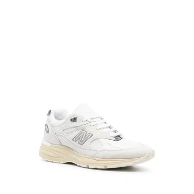 New Balance Low Top Sneakers With Mesh Panels And Suede Accents