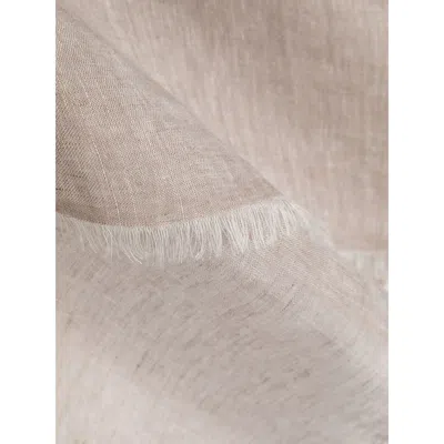 Lady Anne Fringed Linen Scarf