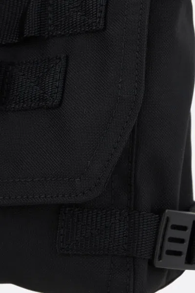 Balenciaga Army Logo-embroidered Messenger Bag In Black