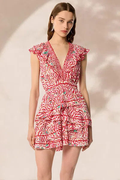 Poupette St Barth Mini Dress Carol In Pink