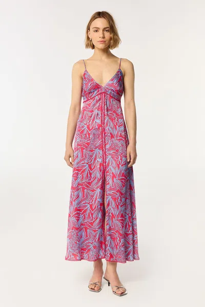 Poupette St Barth Langes Kleid Denise In Pink