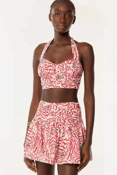 Poupette St Barth Top Carla In Pink
