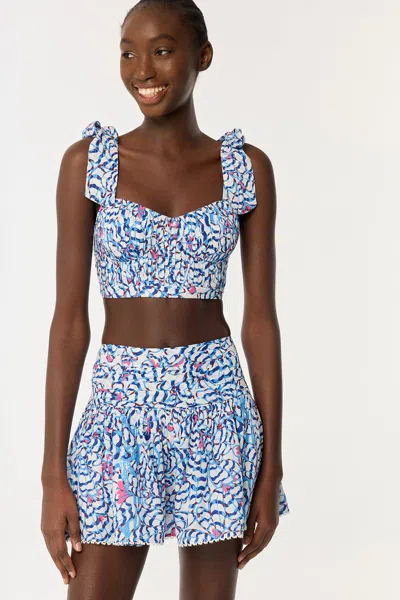 Poupette St Barth Top Carla In Blue