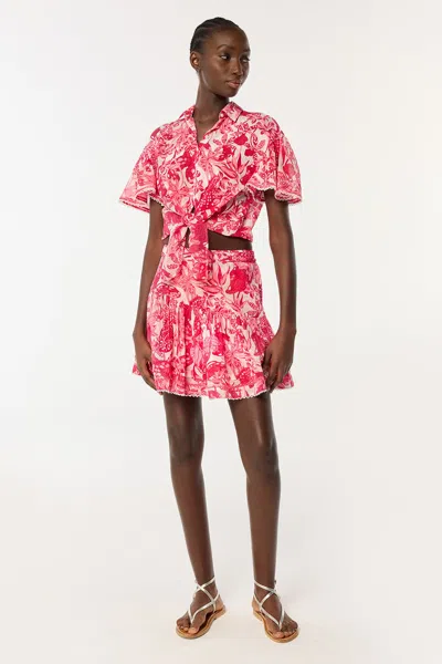 Poupette St Barth Shirt Cycas In Pink
