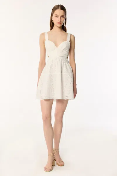 Poupette St Barth Mini Dress Coco In Natural White