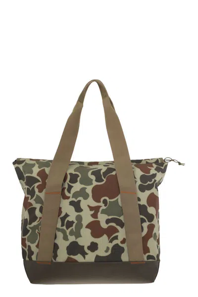 Filson Scout - Waterproof Fabric Tote Bag In Military Green
