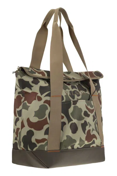 Filson Scout - Waterproof Fabric Tote Bag In Military Green