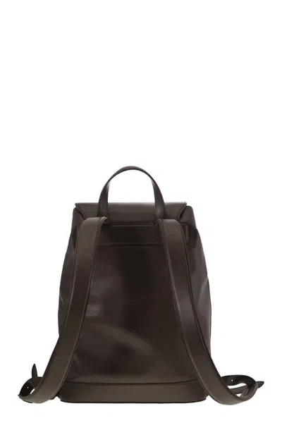 Tod's T Timeless Medium Leather Backpack In Brown