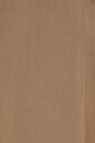 Aspesi Camicia Glenn In Misto Lino - Terra In Brown