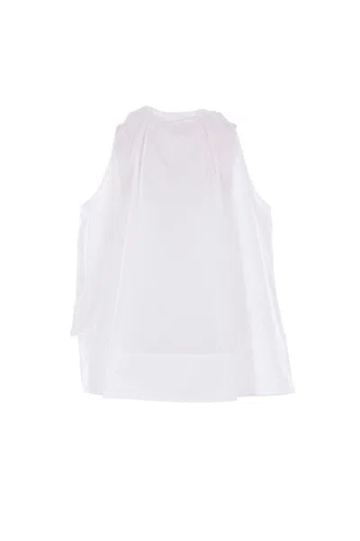 Co White Poplin Shirt In Optic White