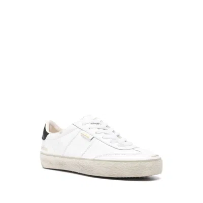 Golden Goose Distressed Lace-up Sneakers Rubber Sole