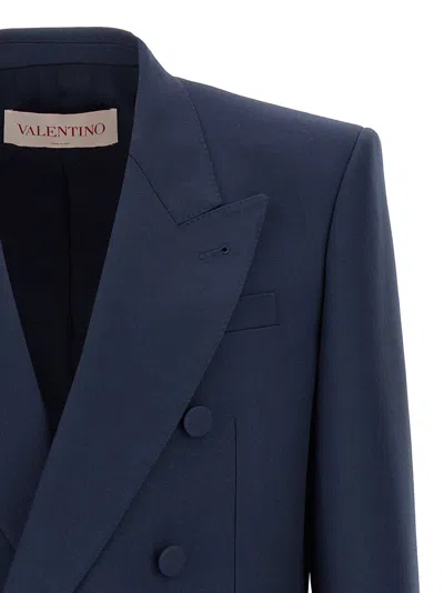 Shop Valentino Blazer Blue