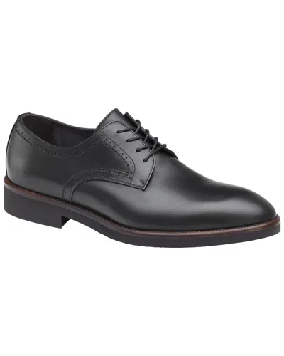 Johnston & Murphy Ridgeland Plain Toe Leather Oxford In Black