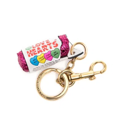 Anya Hindmarch X Love Hearts Leather Key Charm