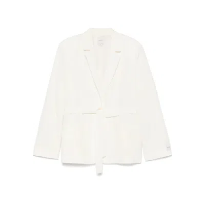 Calvin Klein Double-breasted Relaxed Linen Blazer