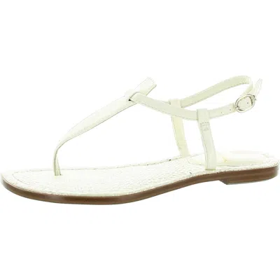 Sam Edelman Gigi Womens Textured Thong T-strap Sandals In Multi