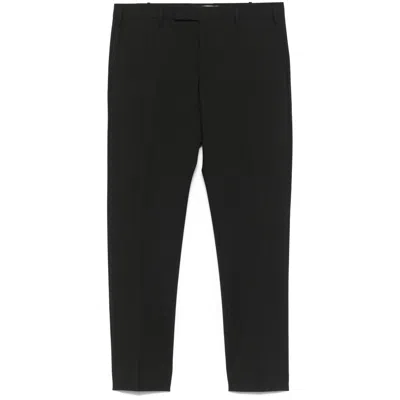 Pt Torino Tailored Blue Trousers With Subtle Crease