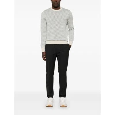 Pt Torino Tailored Blue Trousers With Subtle Crease
